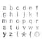 6 Pack: Small Lowercase Alphabet Wood Stamp Set by Recollections™